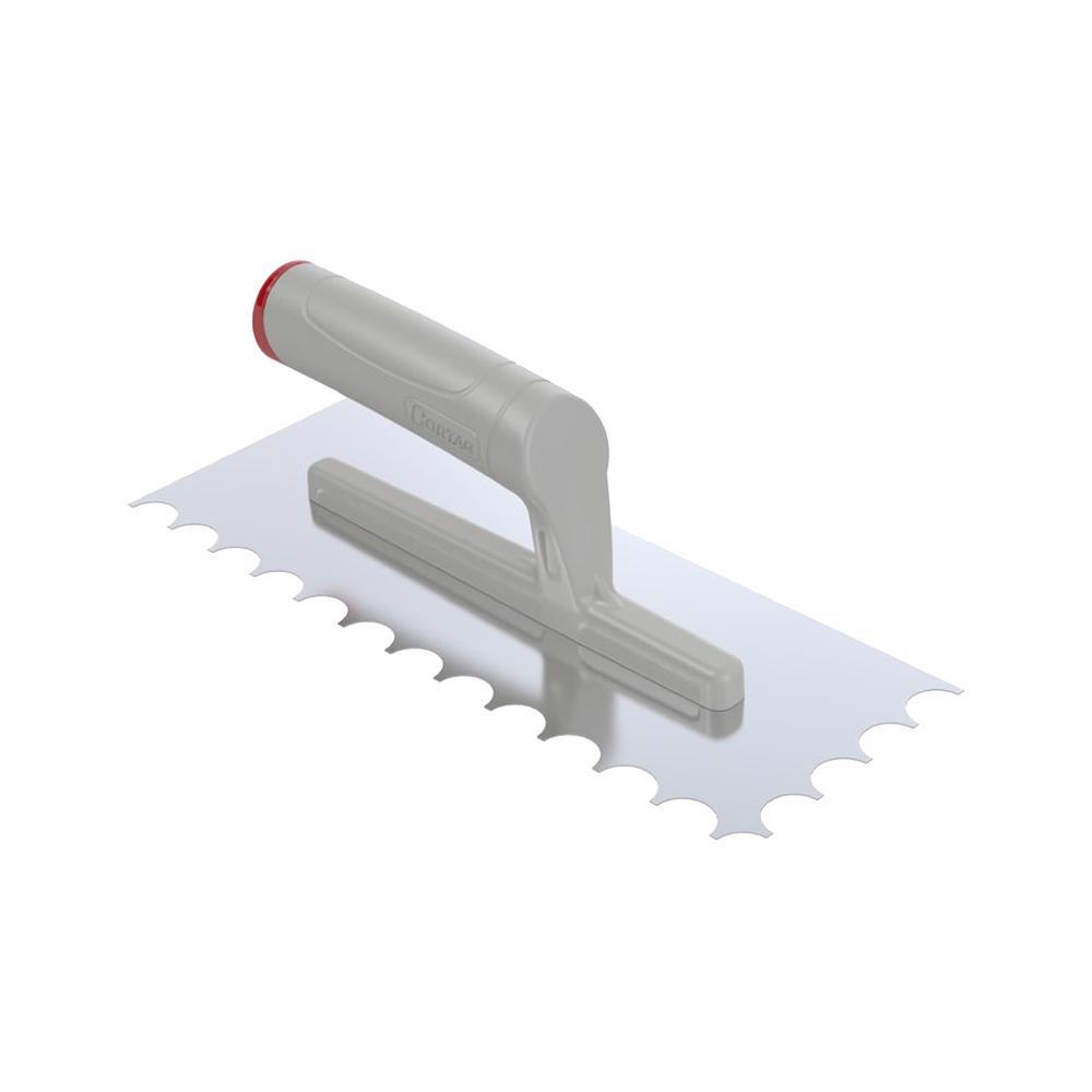 Desempenadeira em Aço Dentada Raio-10 com Cabo Aberto - Cortag em Oferta na Shopee