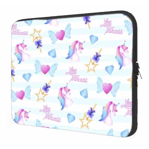 Case Notebook 14" Capa Princesa e Unicórnio