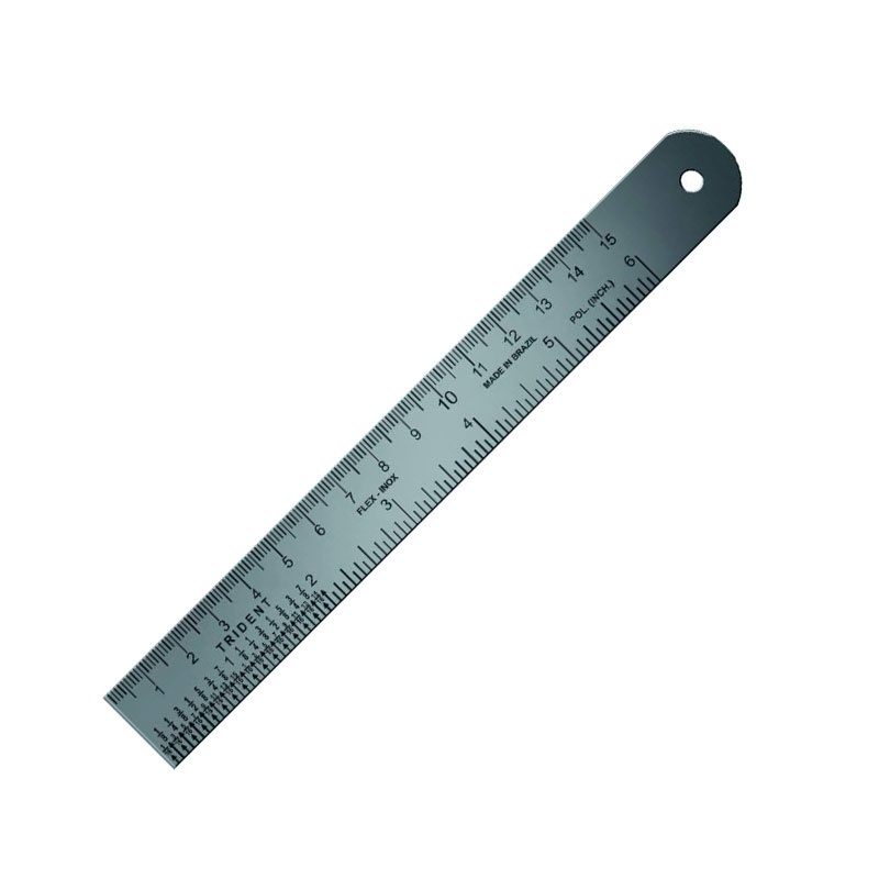 Régua em aço 15cm FLEX-15 Trident