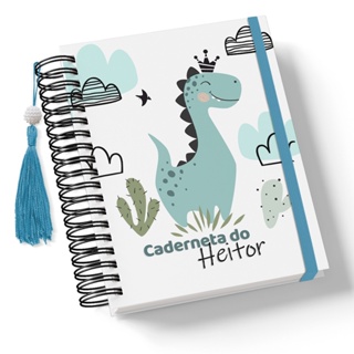 Caderneta de Vacinação Dinossauro Coroado Personalizada em Oferta na Shopee