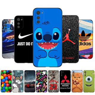 Motorola Capa Para Moto E32 Traseira 4G MotoE32 E 32 Protetora De Silicone Macio Preto Tpu Ponto De Broto