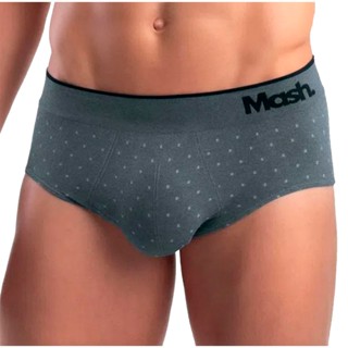 Kit 2 Cuecas Slip Microfibra Sem Costura Confortavel Masculina Adulto Mash
