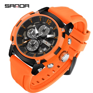 Sanda Street Trend Relógio De Quartzo Sólido De Seis Pinos À Prova D'água SD5312-8 em Oferta na Shopee
