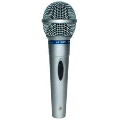 Microfone Profissional Fio Le Son Mc200 Cardioide - Prata - LeSon