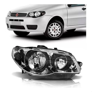 FAROL PALIO 2004/ MASCARA CROMADA ARO PRETO 30A LADO DIREITO em Oferta na Shopee