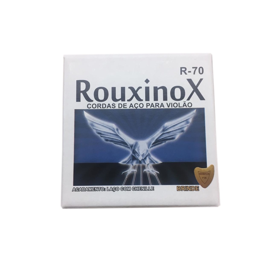 Encordoamento Cordas De Aço Violão Rouxinol R-70 - 12 Jogos