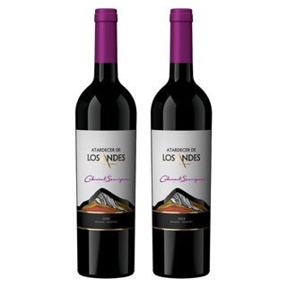 KIT 02 VINHO ATARDECER DE LOS ANDES CABERNET SAUVIGNON 750ML