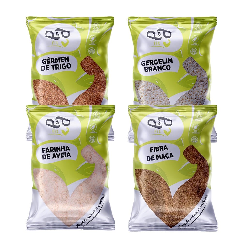 Fibra de Maça, Germen de Trigo, Gergelim, Farinha de Aveia - Food & Beverages