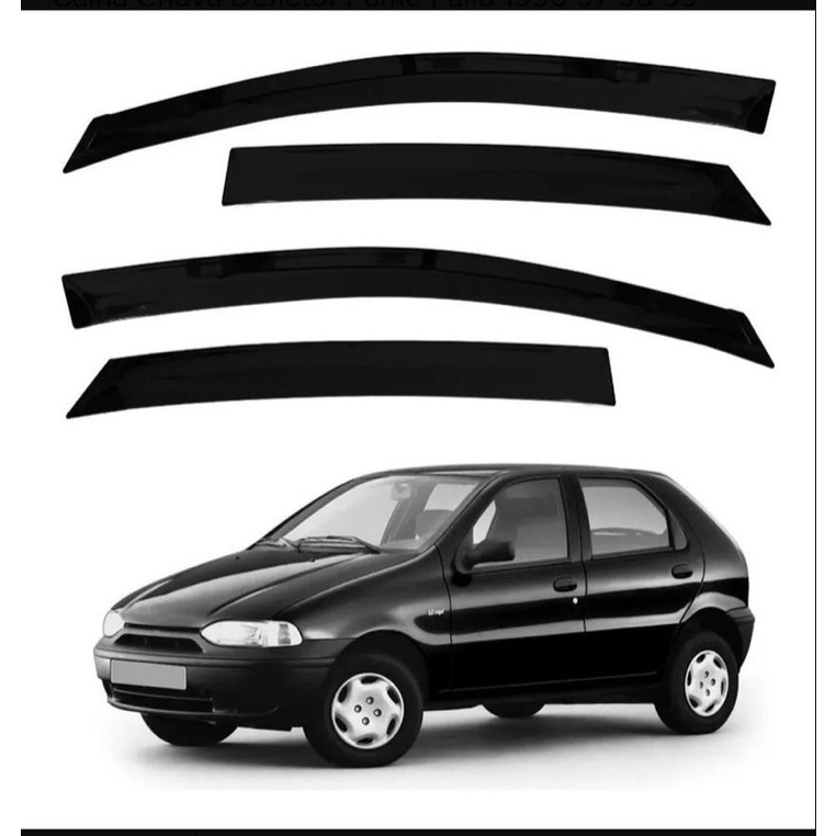 Calha De Chuva Defletor Palio 4 Portas Modelo Antigo Weeked Adventure Locker Siena 1996 Ate 2017 30002A