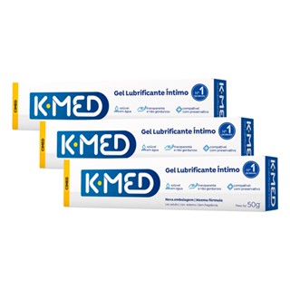 K-Med Lubrificante Íntimo em Gel 50g Com 3 Unidades