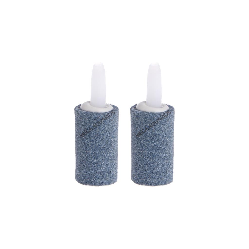 kit 2 pedra porosa cilíndrica 5cm p/ compressor bomba de ar oxigenador aquário gerar bolhas Aquam S8