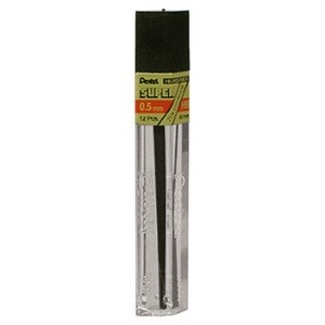 Grafite 0.5mm HB tubo com 12 unidades Pentel