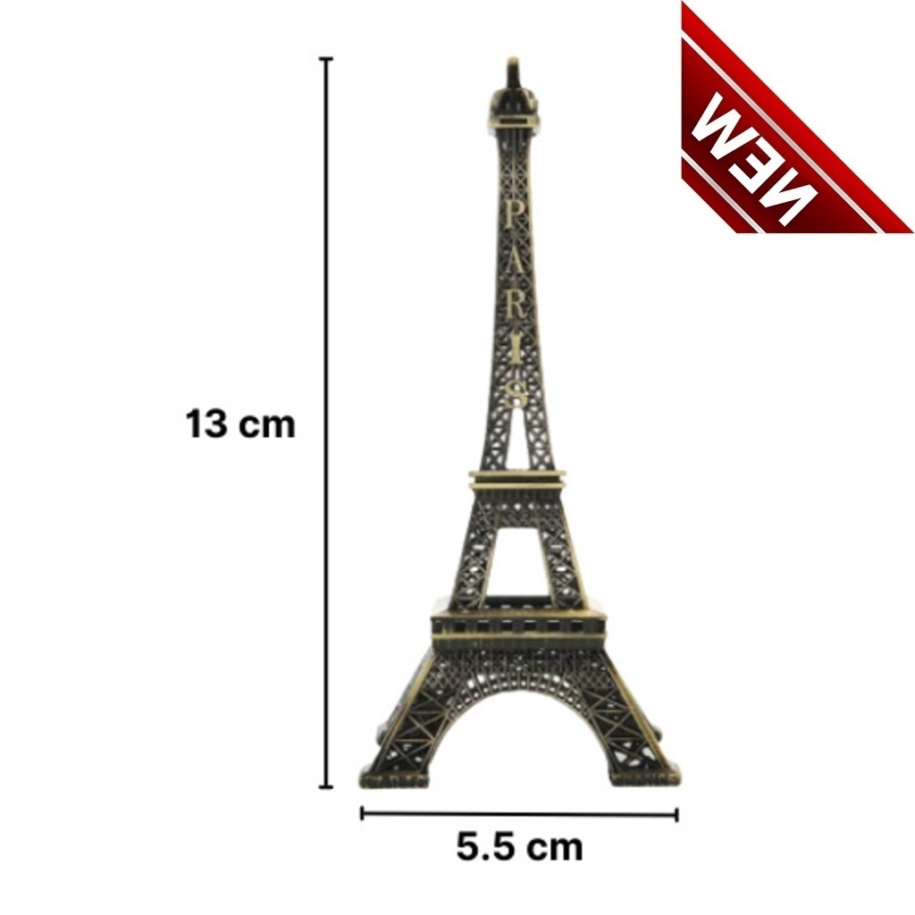 Torre 2PCS Eiffel Paris Com 13 Cm De Altura Decoração Cor Igual Foto/Torre Eiffel Miniatura Paris Enfeite 13 cm Para Decoração