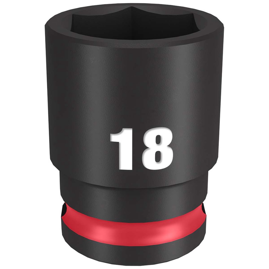 Soquete Impacto B 3/8" X 18mm X 34mm 49-66-6142 Milwaukee