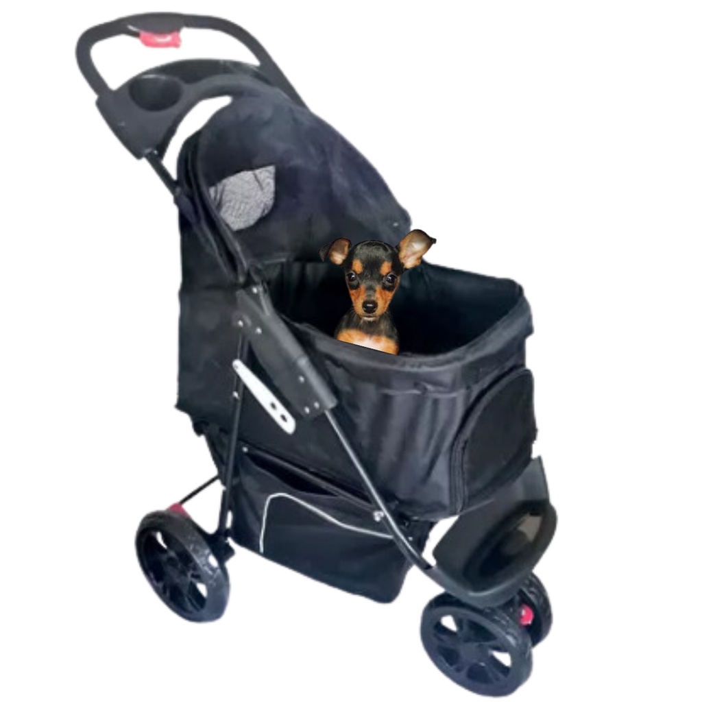 Carrinho Pet De Passeio Cães E Gatos Pro Safe American Pets em Oferta na Shopee