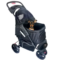 Carrinho Pet De Passeio Cães E Gatos Pro Safe American Pets