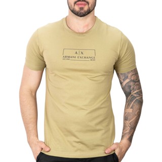 Camiseta Masculina AX 1991 NY Bege
