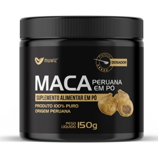 Maca Peruana em Pó Premium Muwiz 150g 100% Pura Absorção Rápida (c/ Dosador) - Envio Rápido