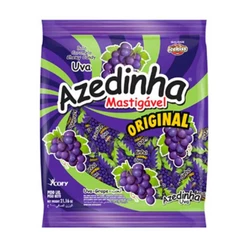 Bala Mastigável Azedinha Uva 500g - Ice Kiss