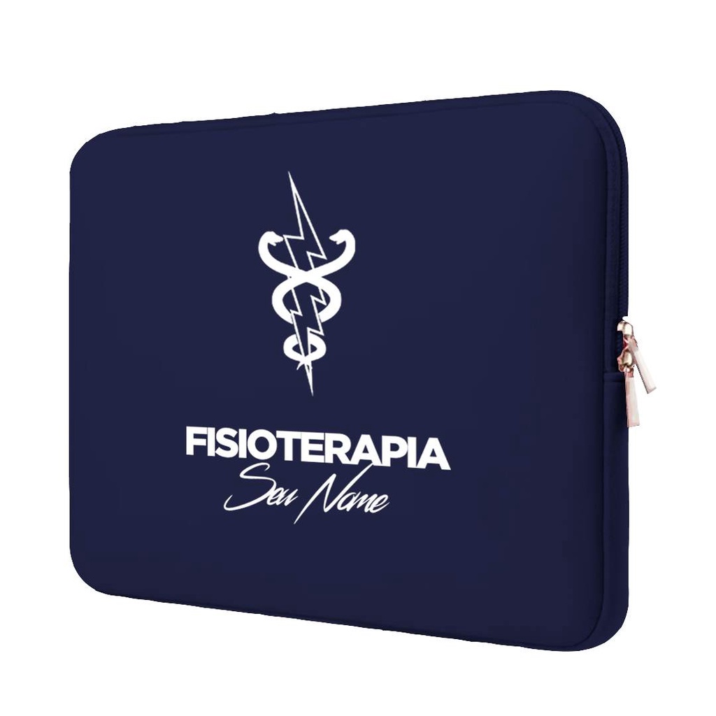 Capa Case Pasta Maleta Notebook Macbook Personalizada Neoprene 15.6/14.1/13.3/12.1/11.6/17.3/10.1 Fisioterapia 1