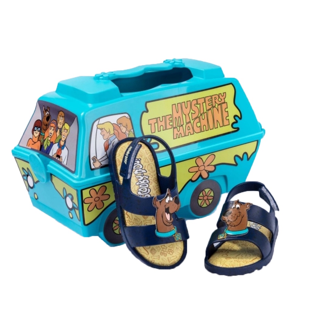 Sandalia Scooby Doo Infantil + Maquina do Mistério 17/24