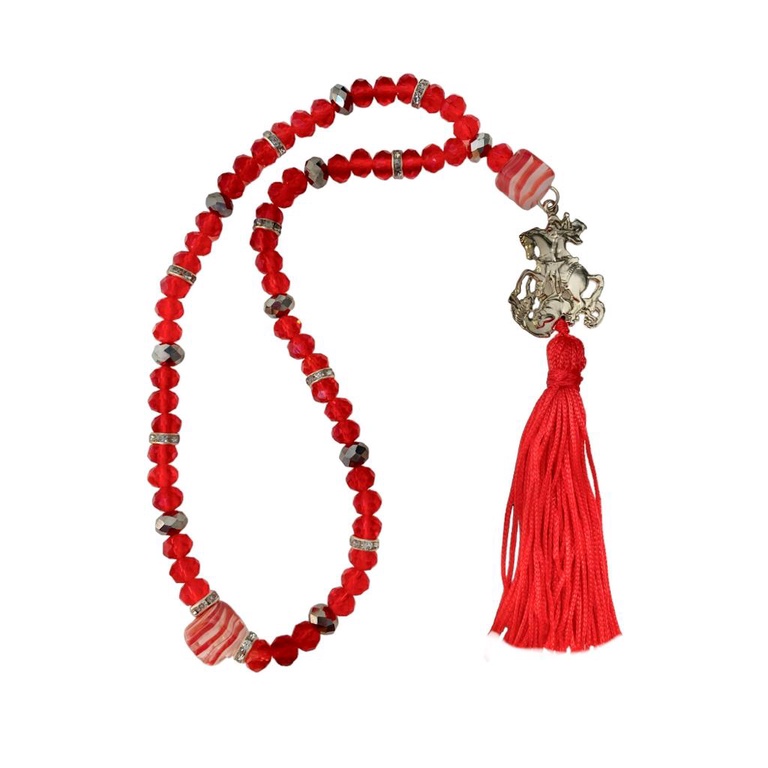 Adorno Carro Sao Jorge Cristal Patua Protecao Terco em Oferta na Shopee