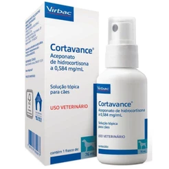 Spray Dermatologico Antiinflamatorio Cortavance 76ml Virbac Cães
