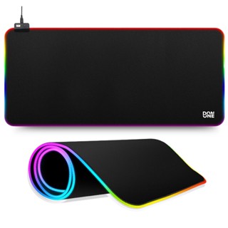 Mouse Pad Gamer Grande Speed Borda Led 7 Cores Rgb Impermeável 300mm X 800mm