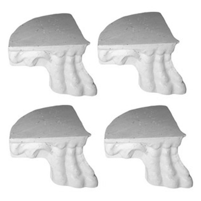Pezinho de Resina - Conjunto de Pés com 4 unidades 5x2,5cm 339-LL