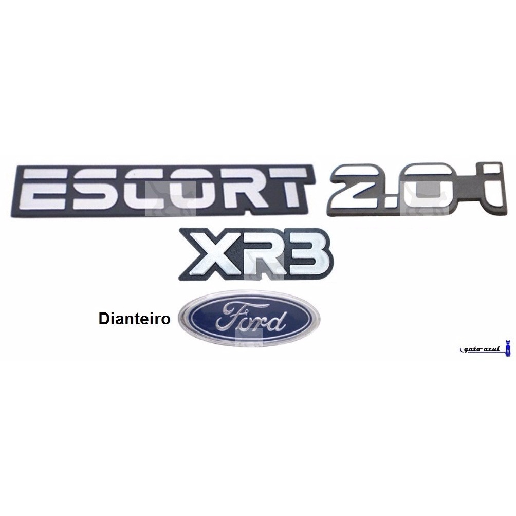 Emblemas Escort 2.0i Xr3 + Ford - 1993 À 1996