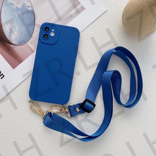 Transversal Colar Cordão Alça Capa Para Telefone IPhone 14 13 11 12 15 Pro Max 14 Plus XS X SE 2020 7 8 XR Sílica Gel TPU De Celular
