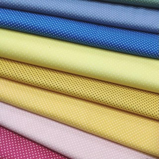 Tecido Tricoline Micro Poa Bolinhas Miudas Várias Cores 100% Algodão 50cm X 1,5mt