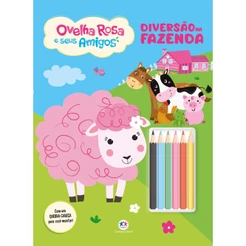 Livro A Ovelha Rosa e seus amigos - Cores da fazenda