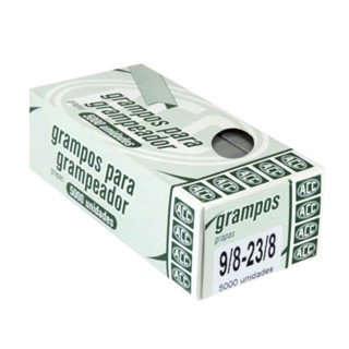 Grampo galvanizado 23/ 8 9/8 com 5000 unidades ACC