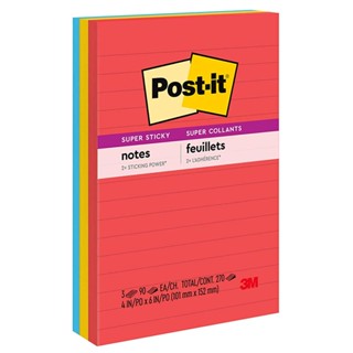 Bloco Post-It pautado coleção diversão com 270 fls 3M