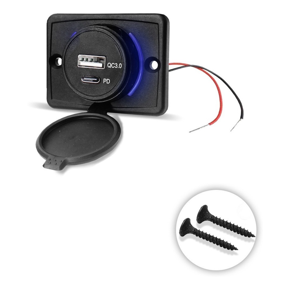 Carregador Veicular 12/ 24 Volts Potente p/ Celular/ Tablet