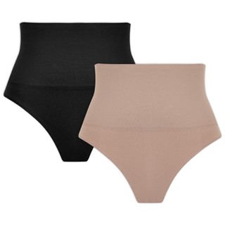 Kit com 2 Calcinhas Cintura Alta Redutora Confortável Trifil