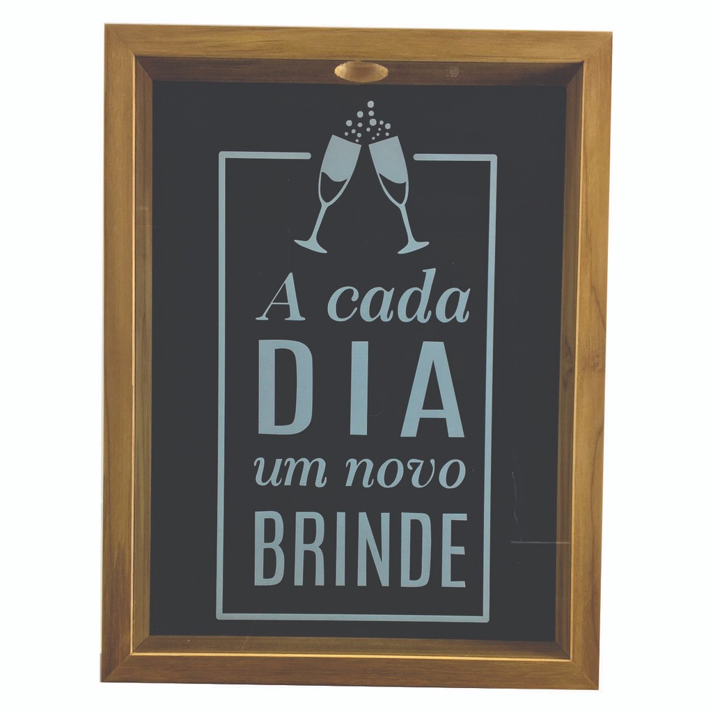 Quadro Porta Rolhas Vinho Espumante Champagne Grande 42x33cm