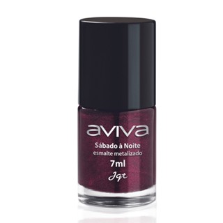 Esmalte Metalizado Aviva, Sábado à Noite, 7 ml Jequiti