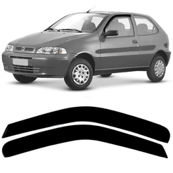 Calha Defletor De Chuva Para Palio 2 Portas 1996 A 2016