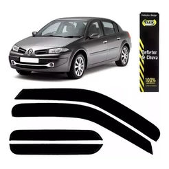 Defletor Calha de Chuva Renault Megane 2006 a 2014 4 Portas Ecoflex