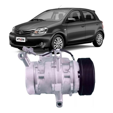 Compressor Delphi Etios Cross Hatch Sedan 1.3 1.5 2012 2013 2014 2015 2016 2017 2018
