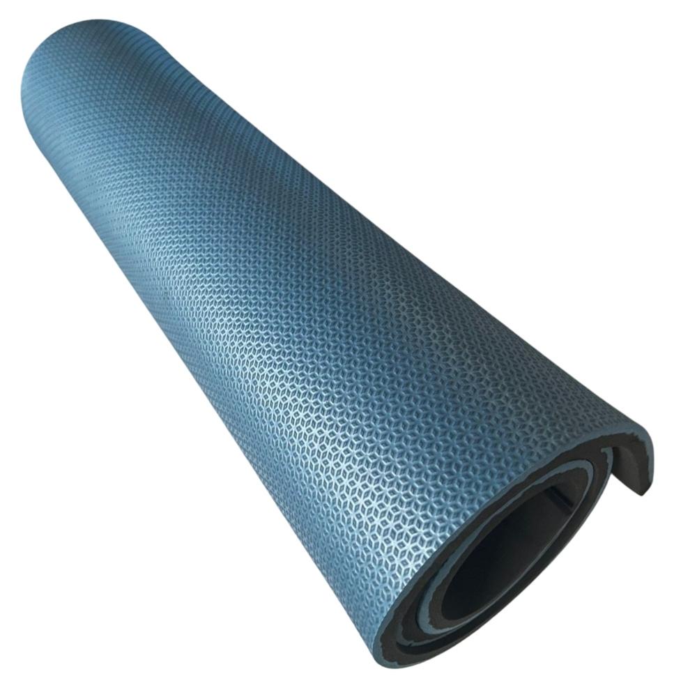 Tapete de Yoga Eva 1,00 x 50 10mm Azul Marinho