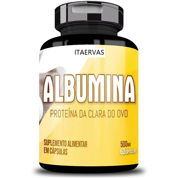 Albumina 100% Pura Proteína Isolada 500mg Itaervas