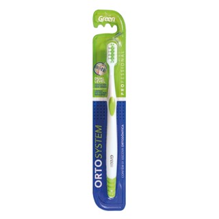 ESCOVA DENTAL ADULTO ORTODONTICA - GREEN