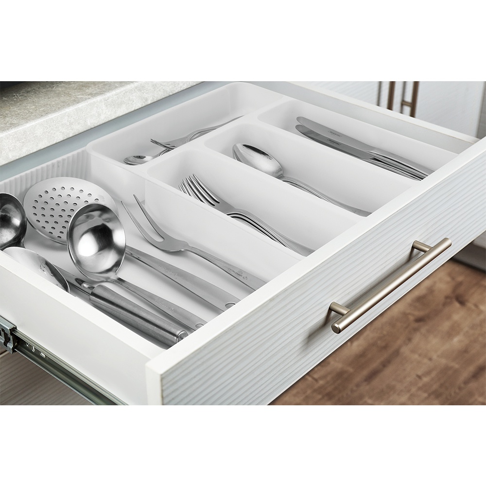 Organizador de Gaveta Porta Talheres Extensível Divisor Utensílios Cozinha Multiuso Arthi