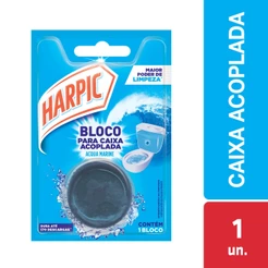 Detergente Sanitario Bloco Aroma Acqua Marine Harpic 50G