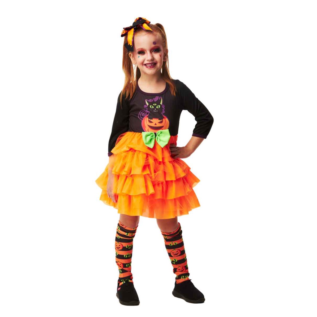 Fantasia Bruxa Infantil Fantasia Halloween Menina Bruxinha