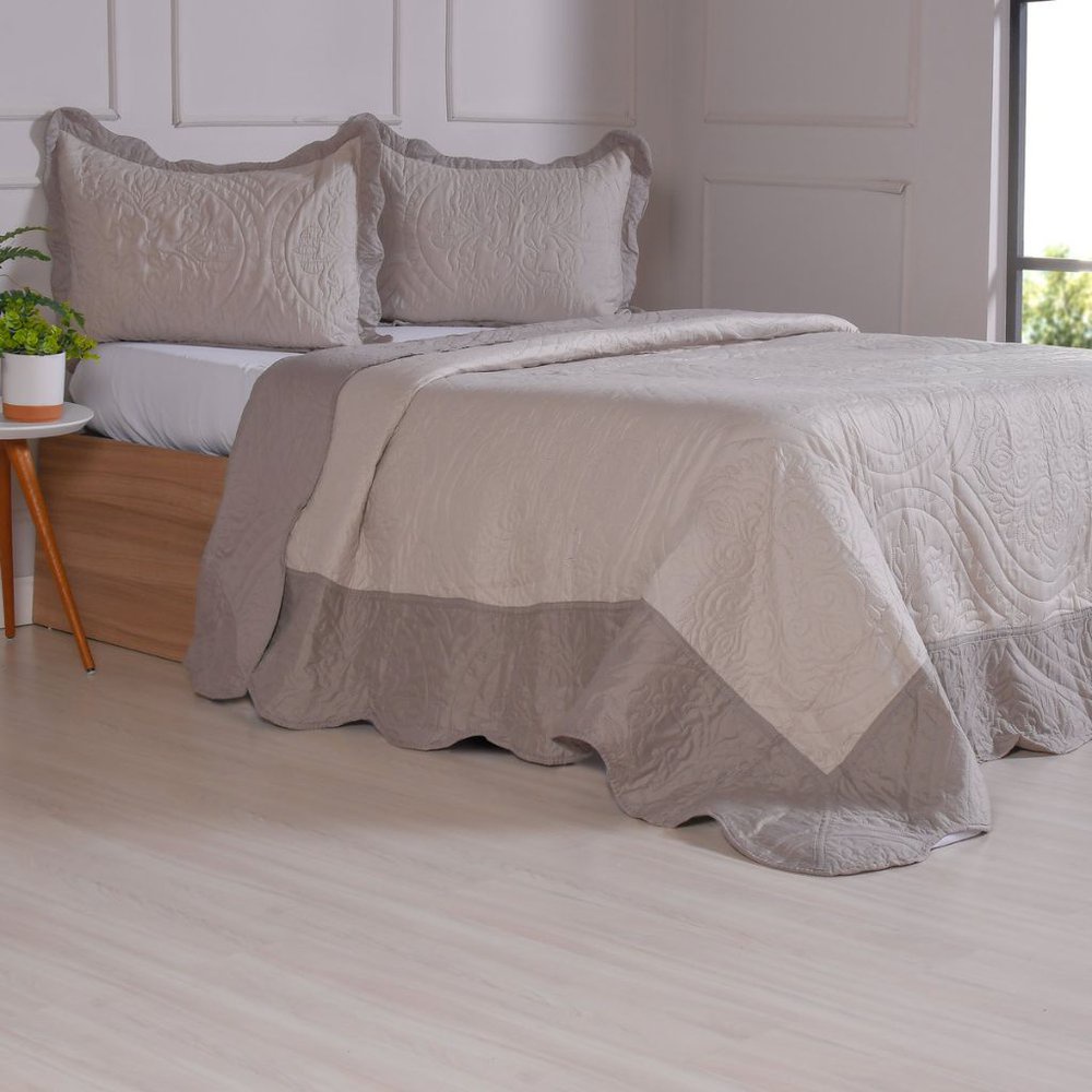 Kit Cobre-Leito Frame Casal