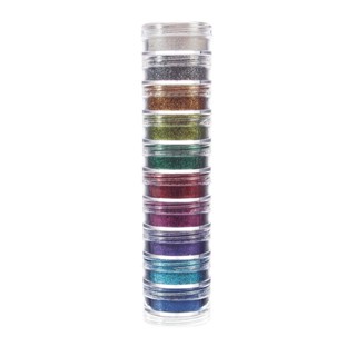 Glitter em pó facial com 10 cores 2702 Colormake